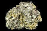 Gleaming Pyrite Crystal Cluster - Peru #126568-1